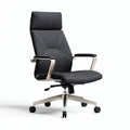 Mesh executive office chair with adjustable headrest and armrests